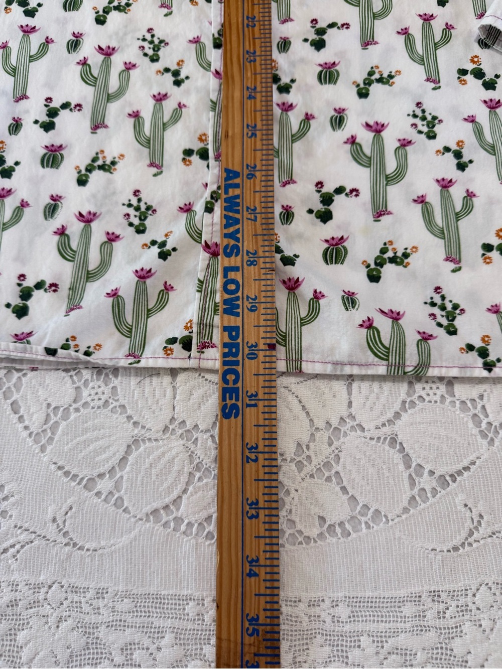 Cowgirl Hardware Cotton Cactus Rose Pearl Snap Western shirt white XXL plus - Picture 6 of 13